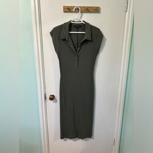 Dynamite maxi dress with buttons